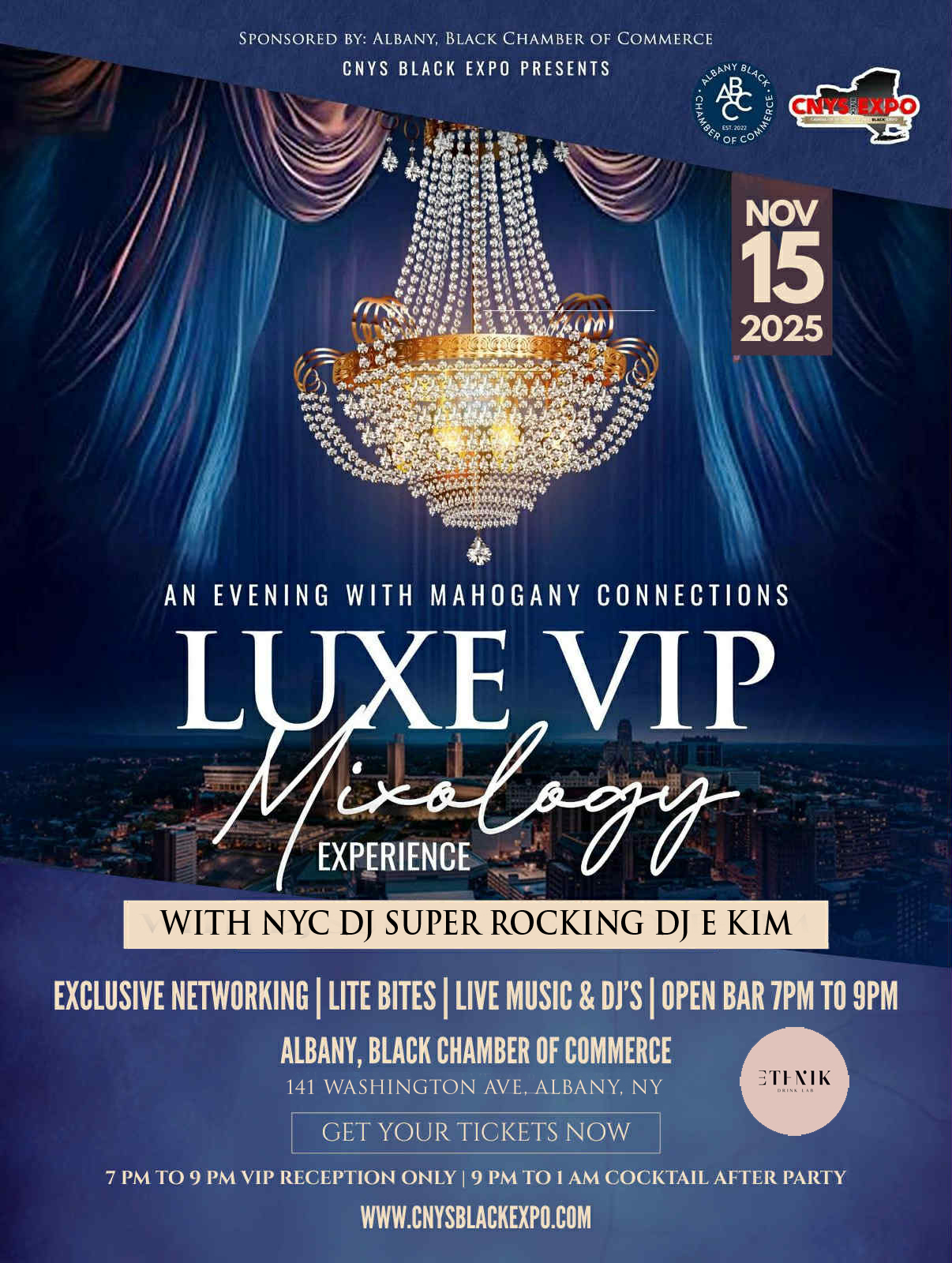 An Evening with Mahogany Connections: LUXE VIP Mixology Experience